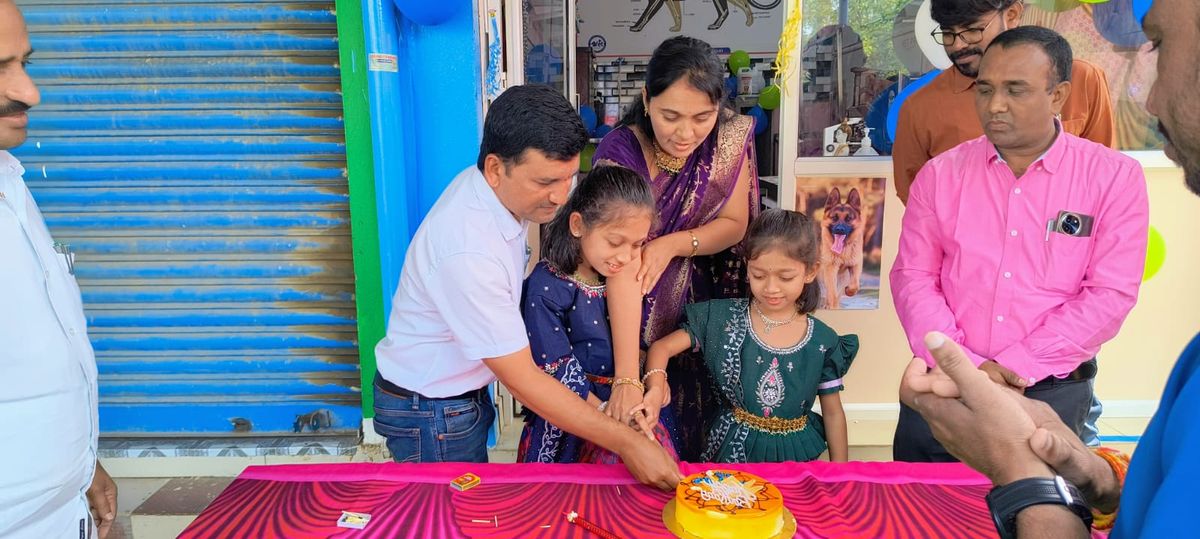 Khammam Pet Care Clinic team celebration